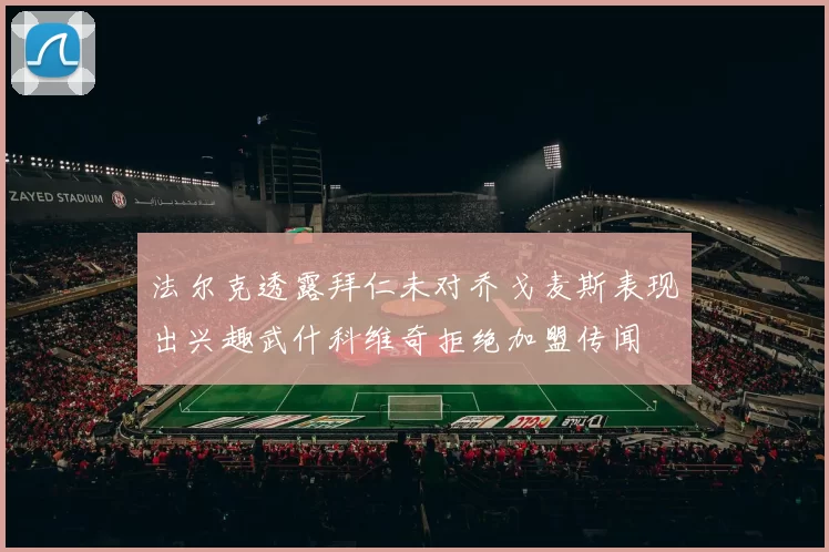 法尔克透露拜仁未对乔戈麦斯表现出兴趣武什科维奇拒绝加盟传闻