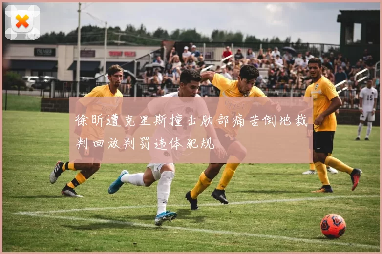 徐昕遭克里斯撞击肋部痛苦倒地裁判回放判罚违体犯规